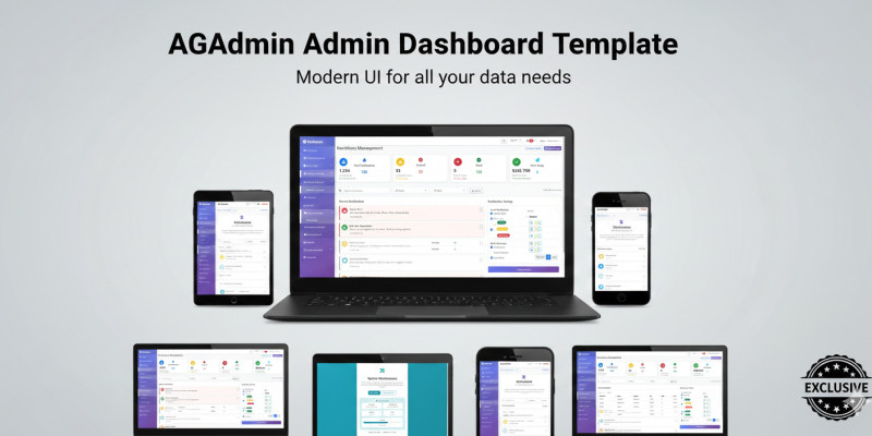 AGPanel – Responsive Bootstrap Admin Dashboard U