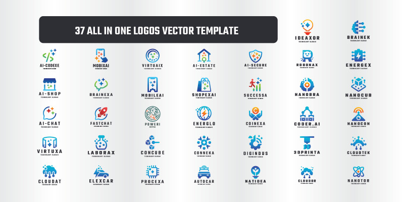 37 All in One Logos Vector Template 
