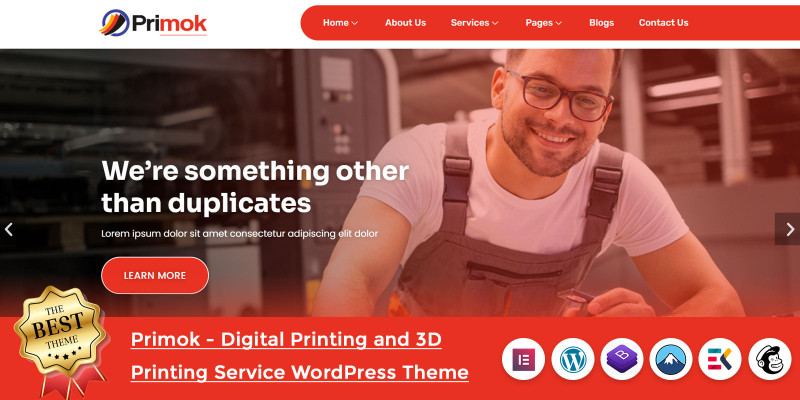 Primok - Digital Printing WordPress Theme