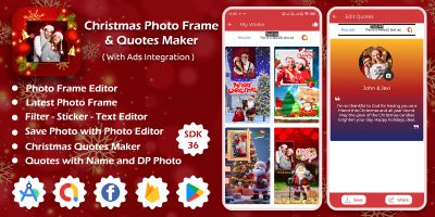 Christmas Photo Frame - Android Source Code
