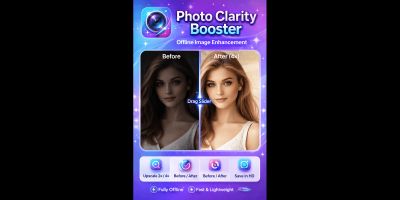 Photo Clarity Booster – Flutter Template