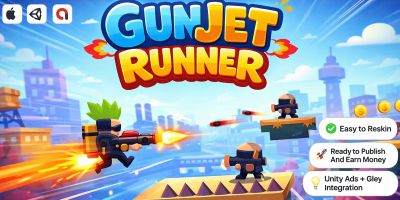 GunJet Runner - Arcade Mobile Game