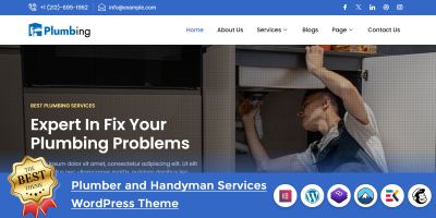 Plumbing - Plumber and Handyman Services Theme