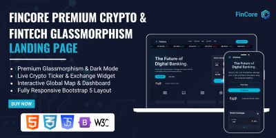 FinCore - Premium Crypto And Fintech Template