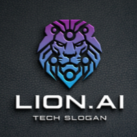 Intelligent Ai and Digital Lion Logo