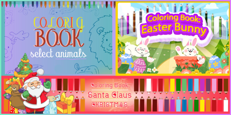 Coloring Book Bundle - HTML5 Construct Game