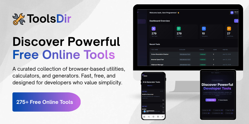 ToolsDir – Ultimate PHP Tools Directory Script