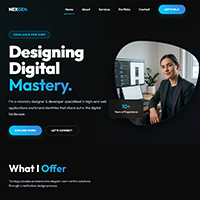 NexGen Portfolio - Modern HTML Template