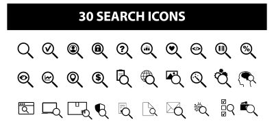 Search And Browser Line Icons