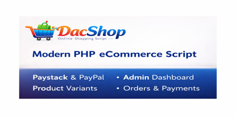 DacShop - PHP E-Commerce Script