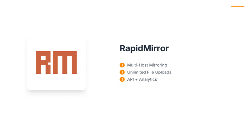 RapidMirror -  File Mirroring Platform 
