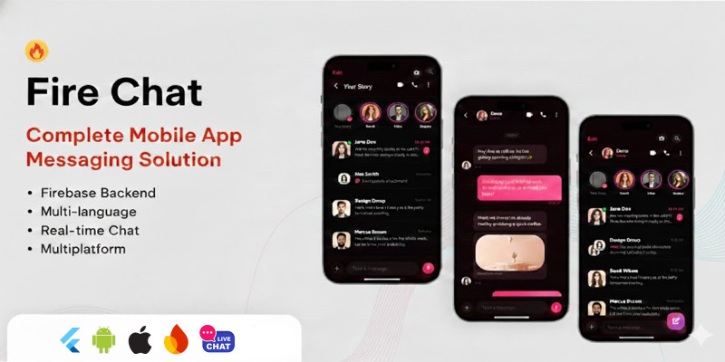 Fire Chat - Flutter Full Application