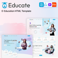 Educate - Online Education Courses HTML Template