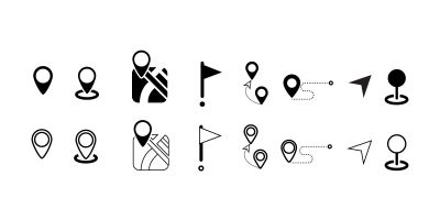 Map Pin And Location Marker Icons