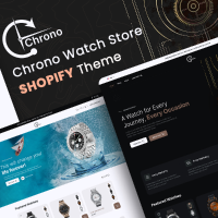 Chrono - Watch Store Shopify Website Theme