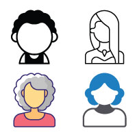 Modern Avatar Icons Pack 