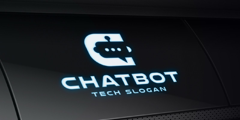 Modern AI Assistant & Chat Technology Logo