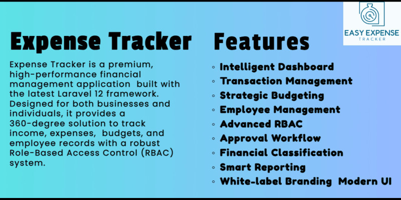 Expense Tracker - Laravel  Financial Management 
