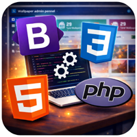Wallpaper Admin Panel - PHP Script