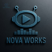 Nova Works - Modern AI Music Technology Logo