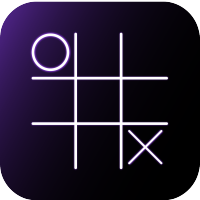 Super Neon Tic Tac Toe - HTML5 Construct Game