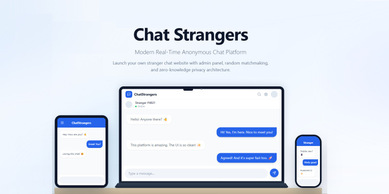 StrangerChat - Anonymous Chat Platform