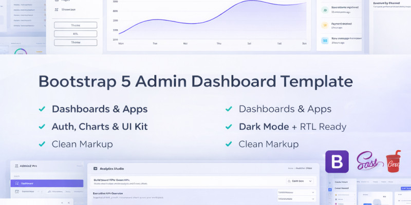 AdminZ Pro - HTML Admin Dashboard Template