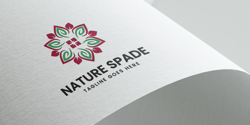 Nature Spade Logo Template