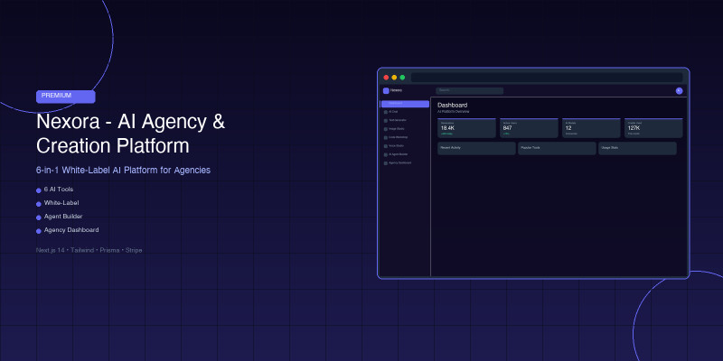 Nexora - AI Agency & Creation Platform