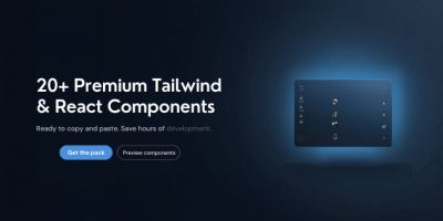 Premium React Tailwind CSS UI Components Pack
