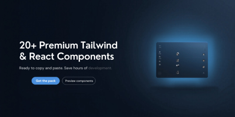 Premium React Tailwind CSS UI Components Pack