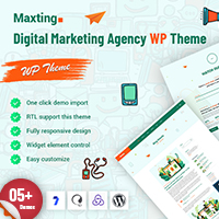Maxting - Digital Marketing Agency WordPress Theme