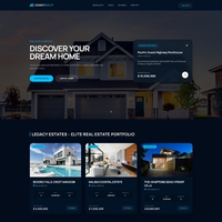 LuxeEstates - Premium Real Estate Landing Page