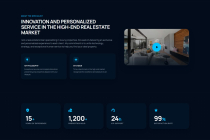 LuxeEstates - Premium Real Estate Landing Page Screenshot 2