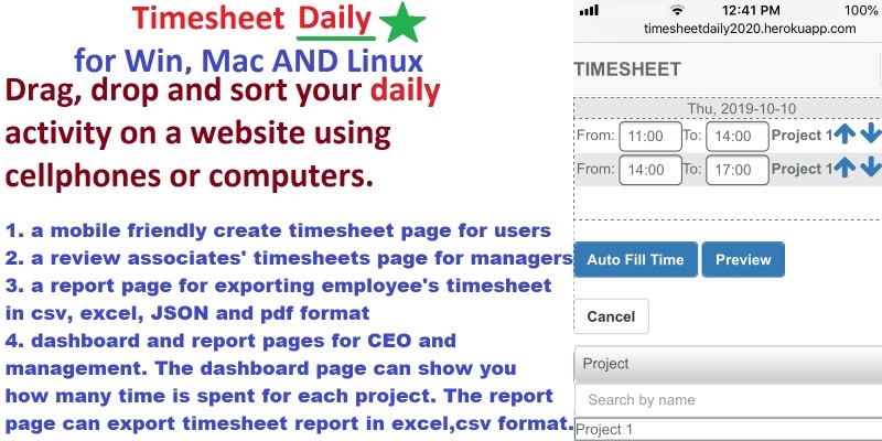 Timesheet PHP Script by Mike2012 | Codester