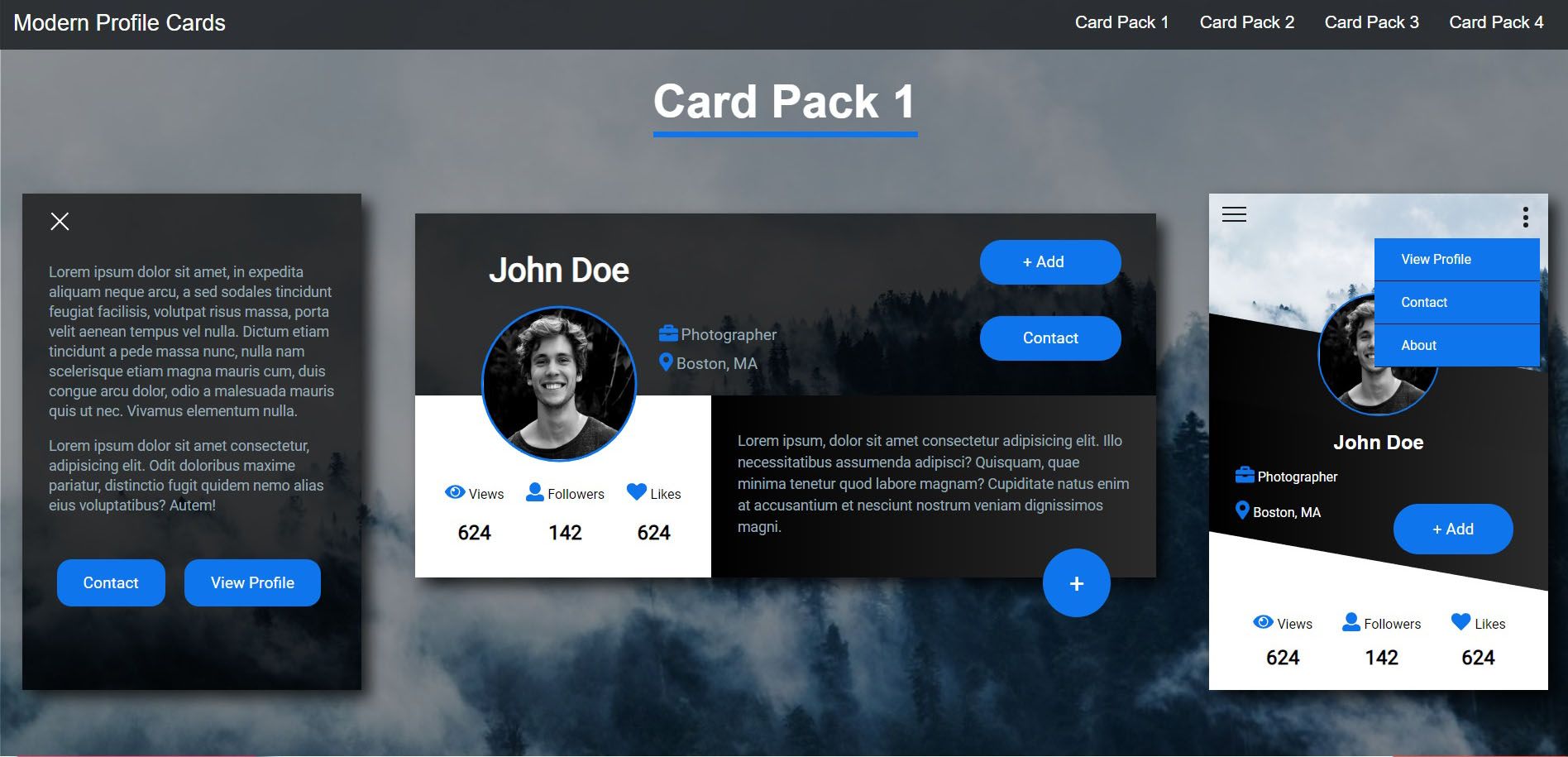 Fresh 55 Modern Card Css