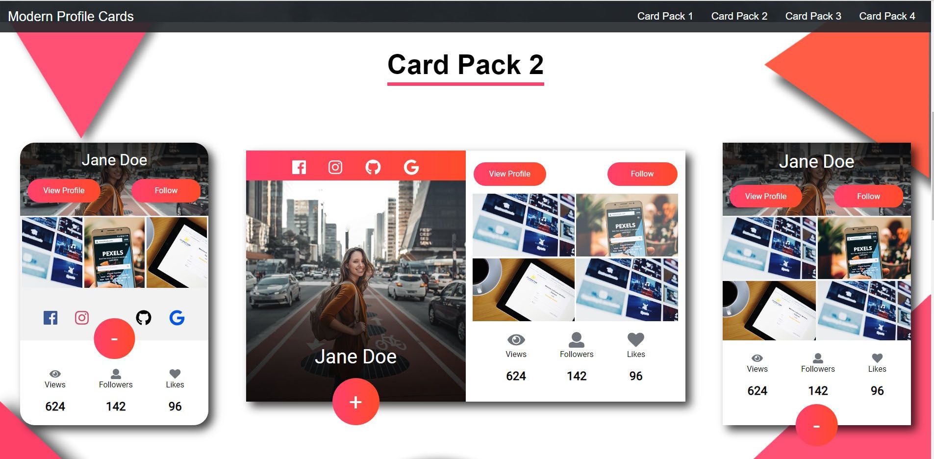 Fresh 55 Modern Card Css