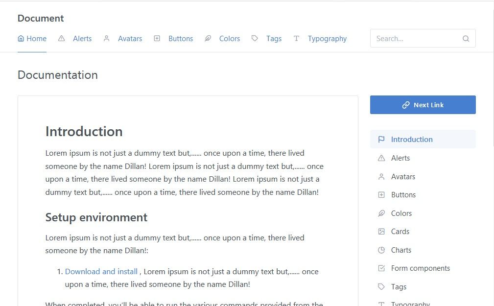 Documentor - HTML Documentation Template And Tags | Codester