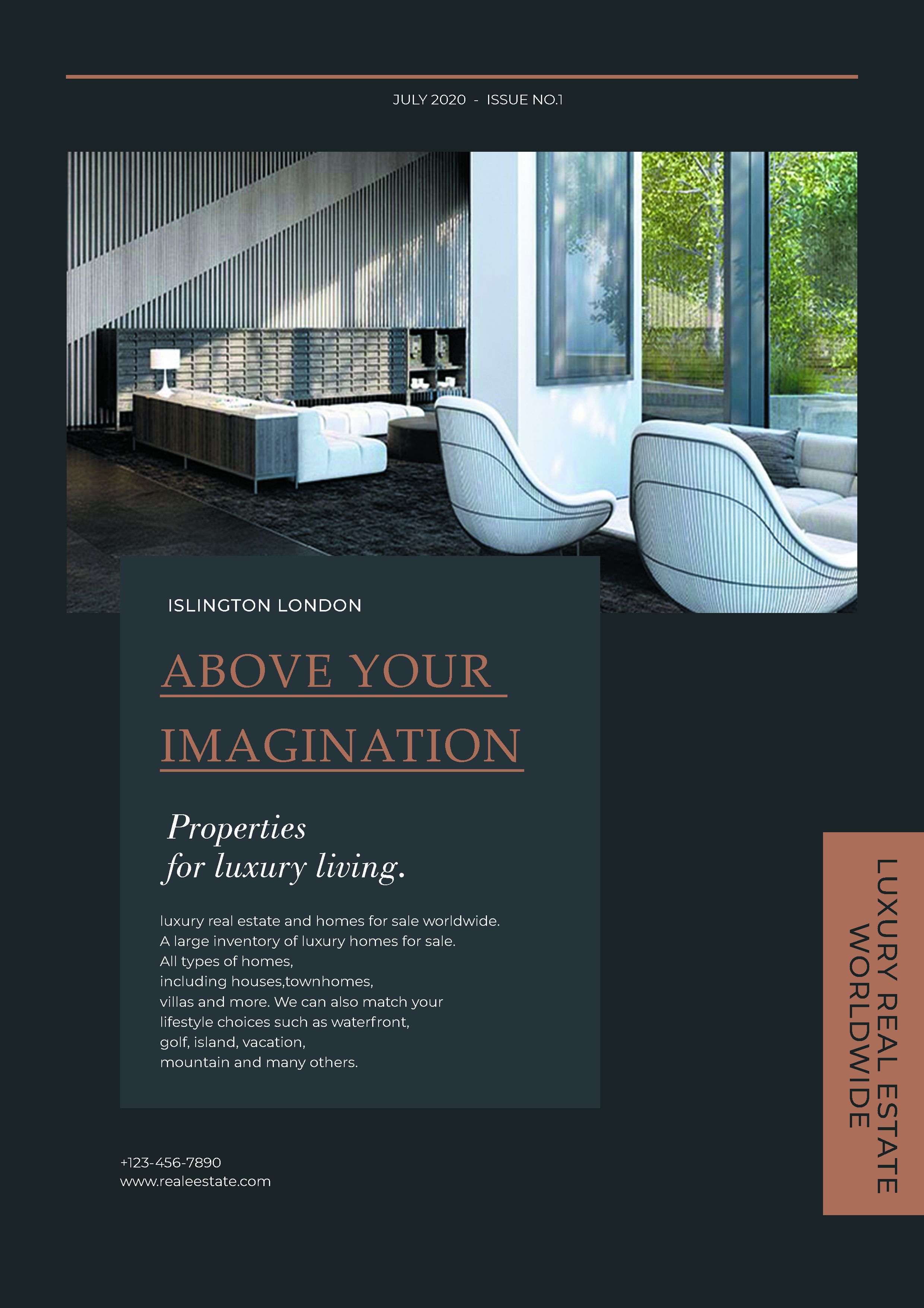 Professional Elegant Real Estate Flyer by Graphicques Codester