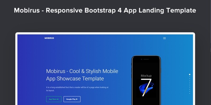 Mobirus - Landing Page Template by Themesdesign