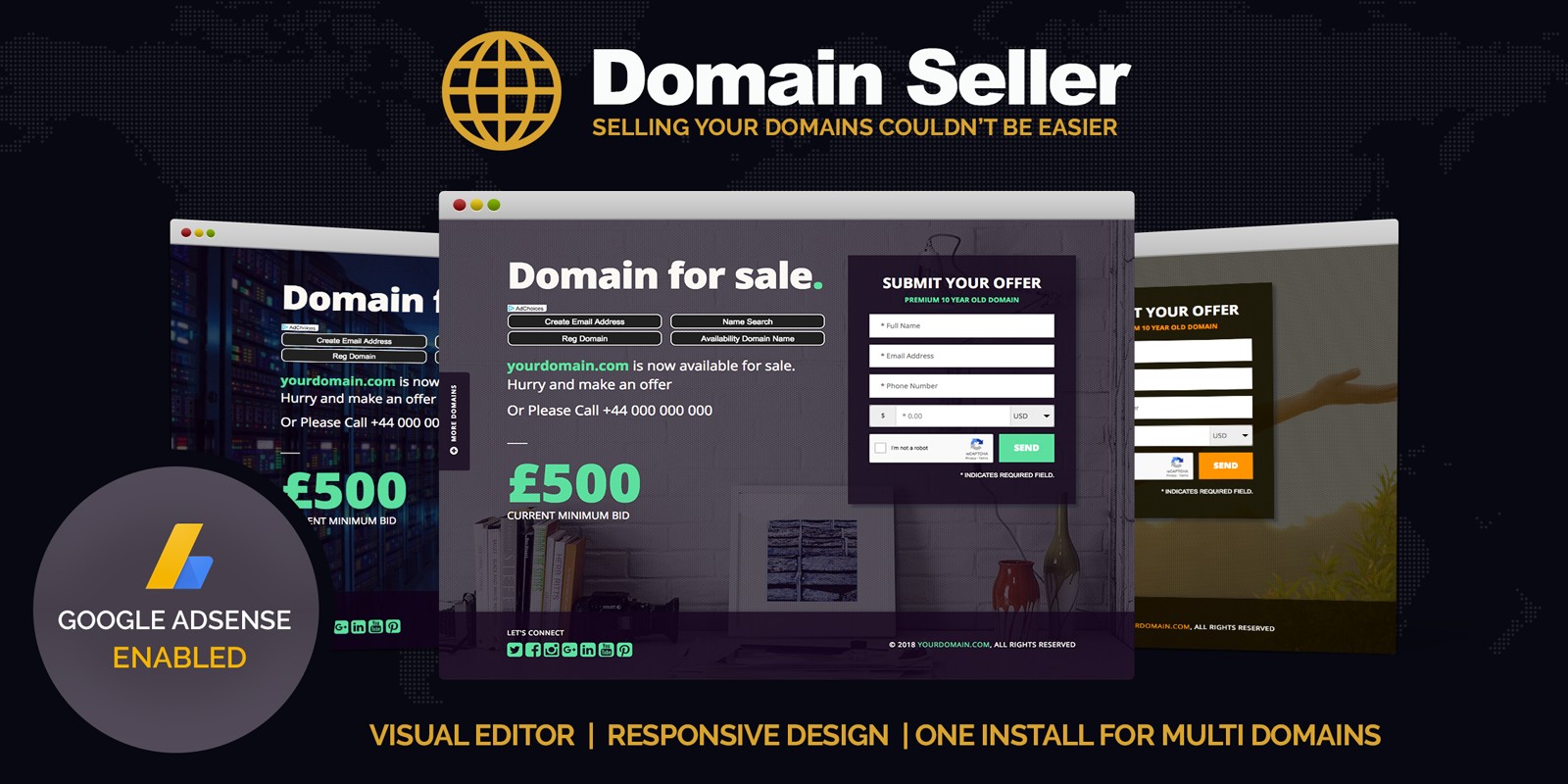 Domain Seller Domain For Sale PHP Script by Prosparky Codester