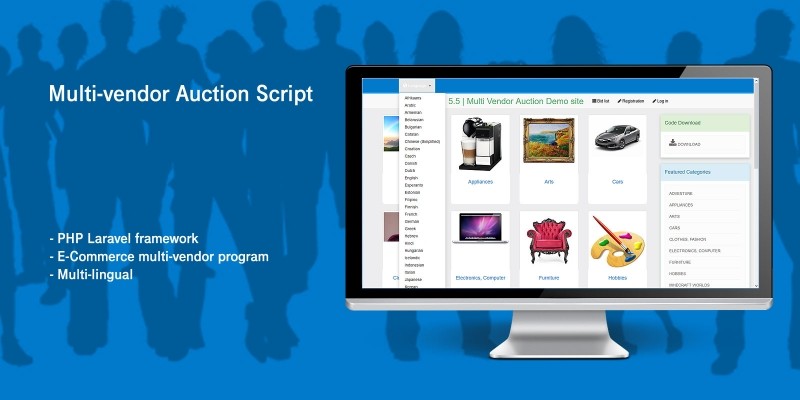Php Laravel Auction Multi Vendor Auction Script Codester Php Laravel Auction Multi Vendor Auction Script Codester