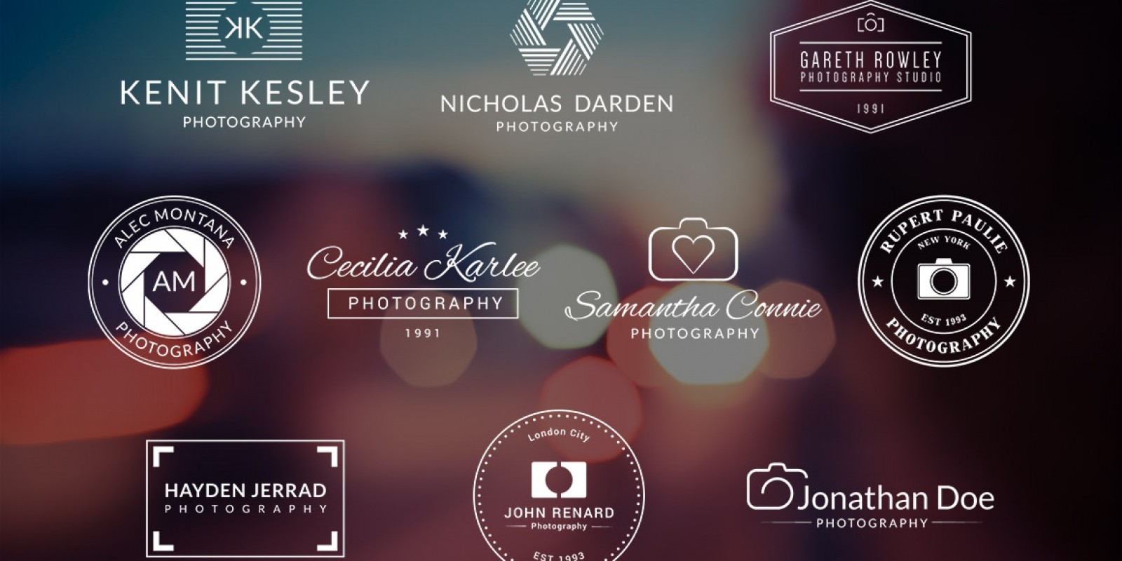 Photography Logo Template by Instawawa | Codester