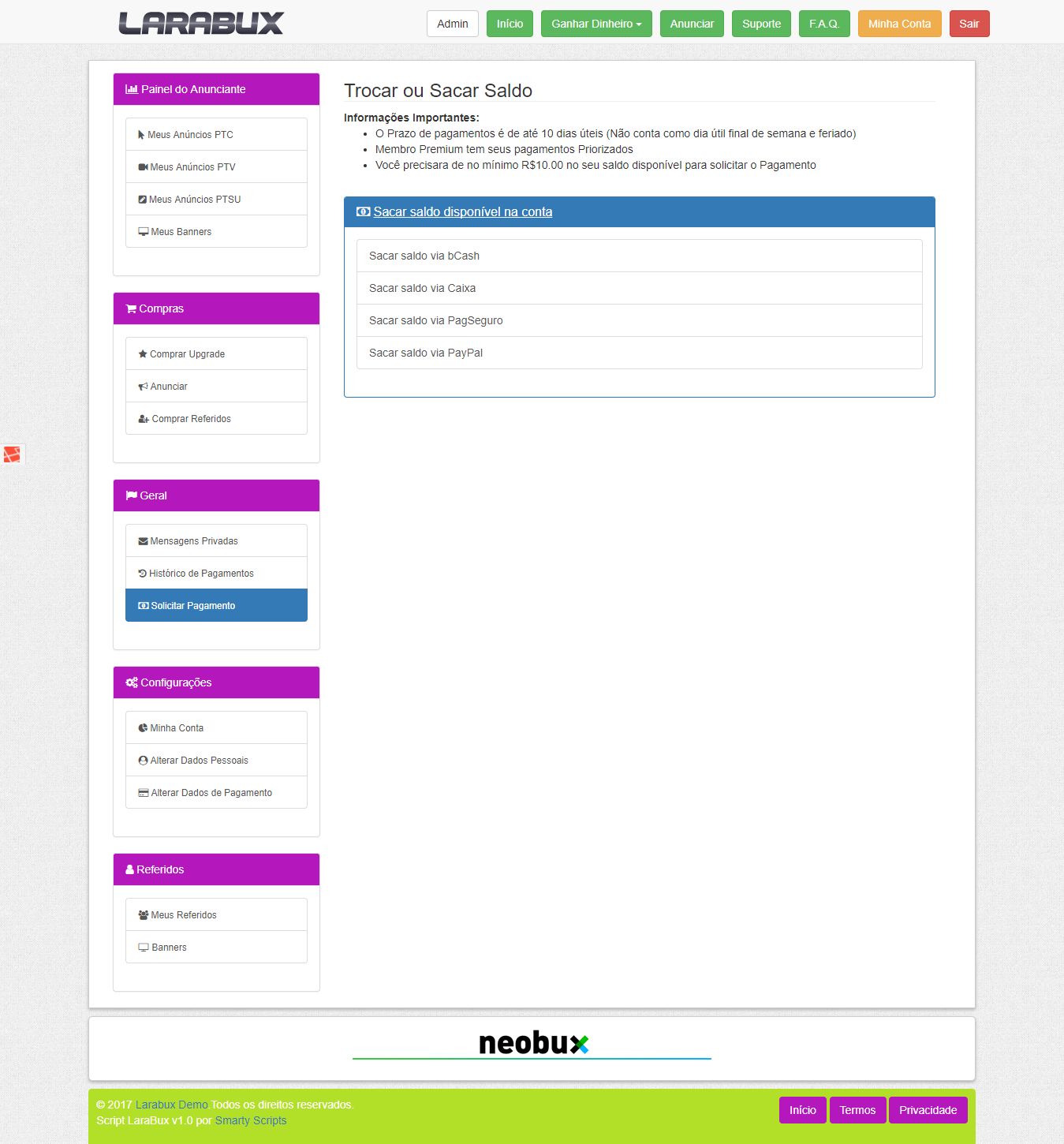 Neobux clone script nulled jobs