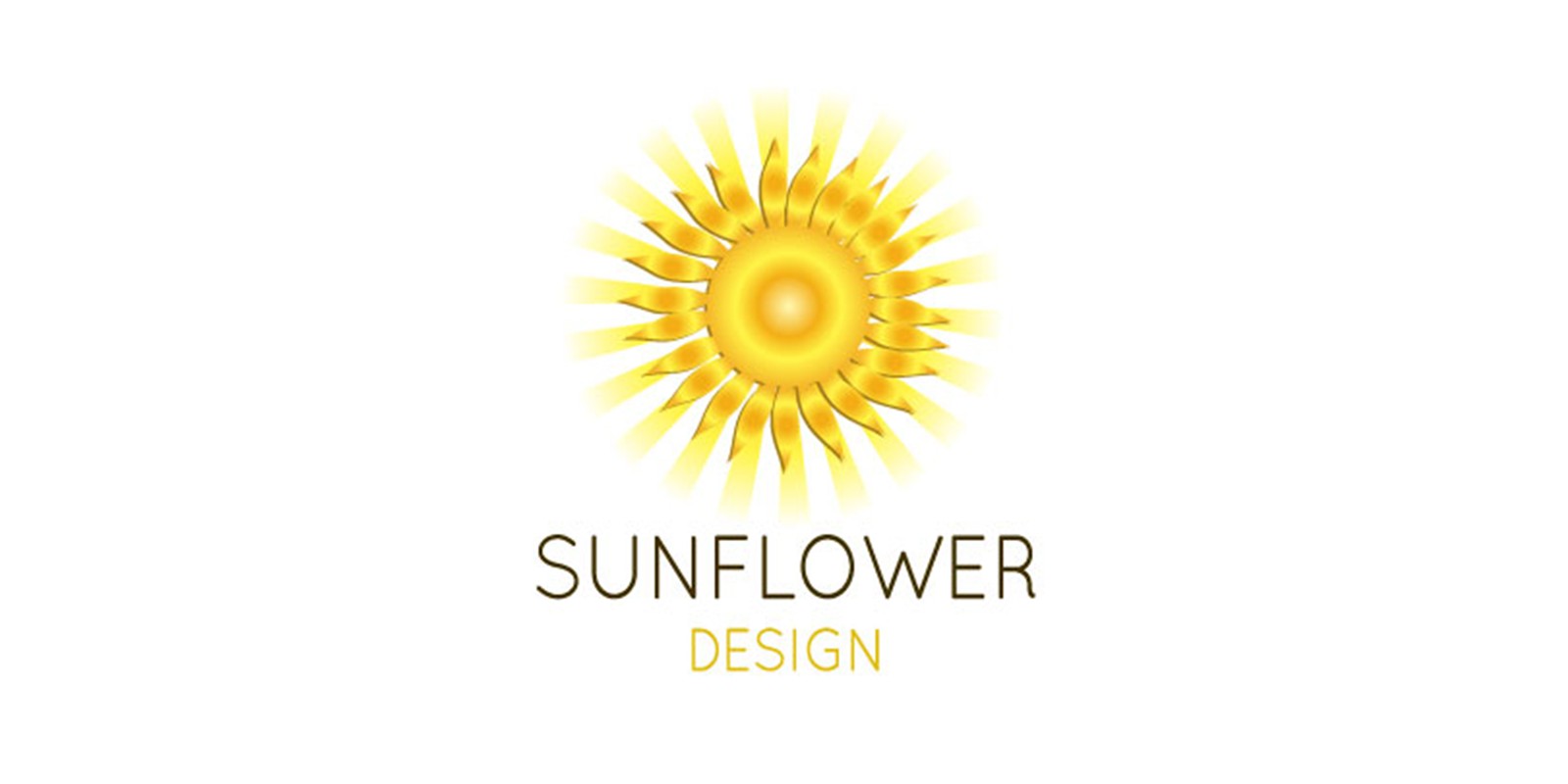 Sunflower Logo Template Codester