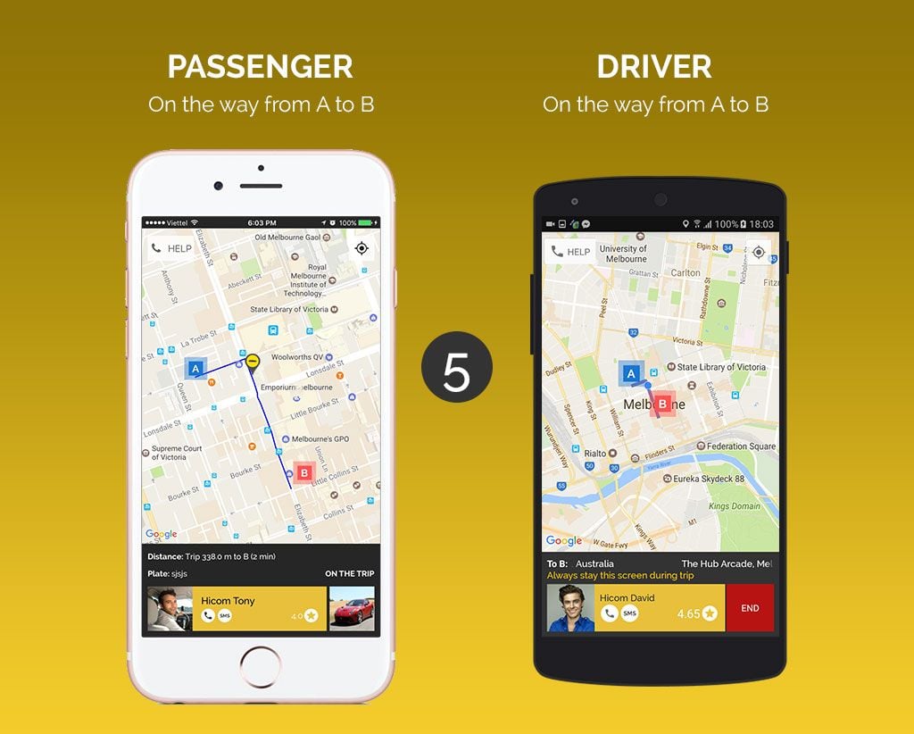 Uber Style Taxi App - Android Source Code  Codester