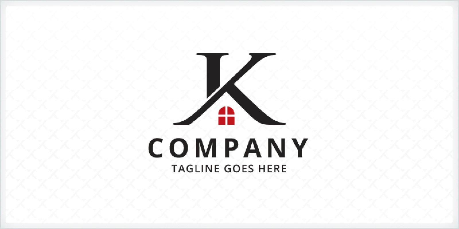 Letter K Home Logo | Codester