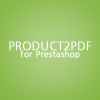 Product2PDF - Prestashop Module