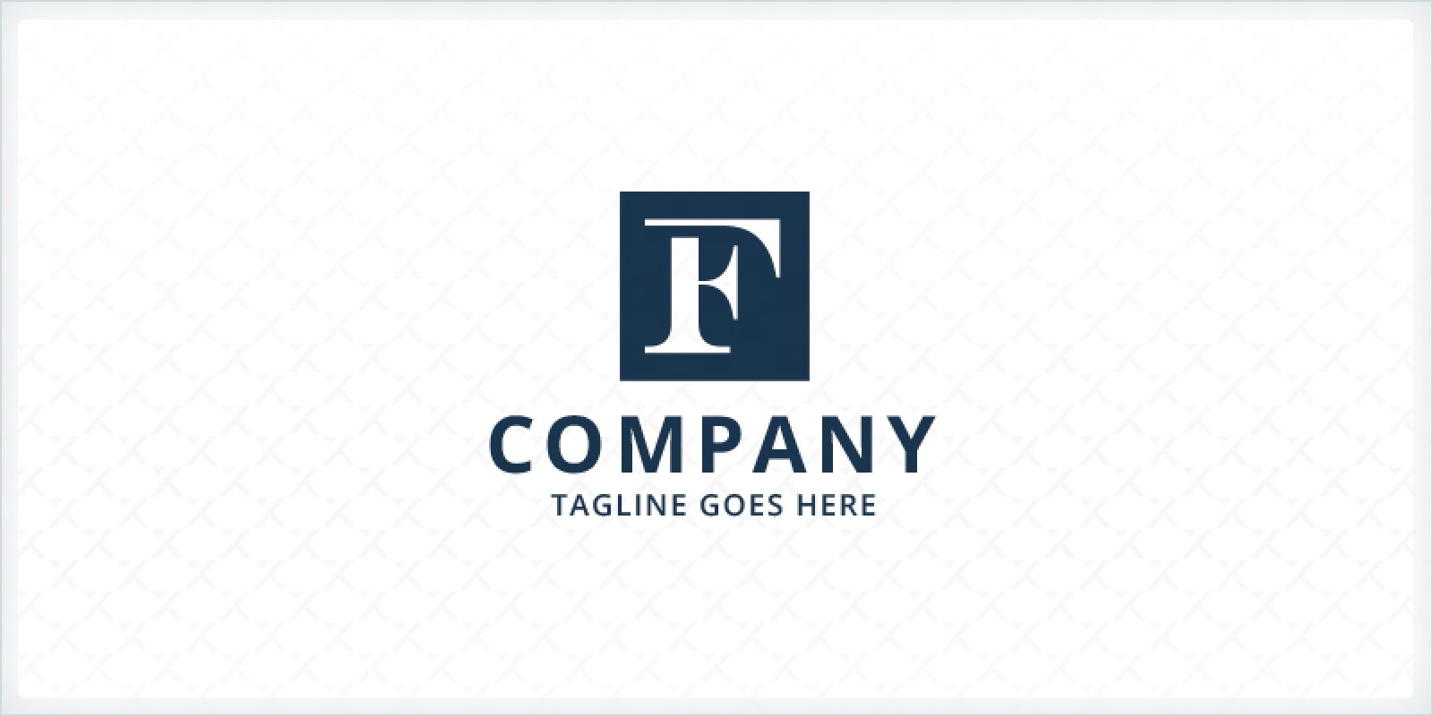 square letter f logo