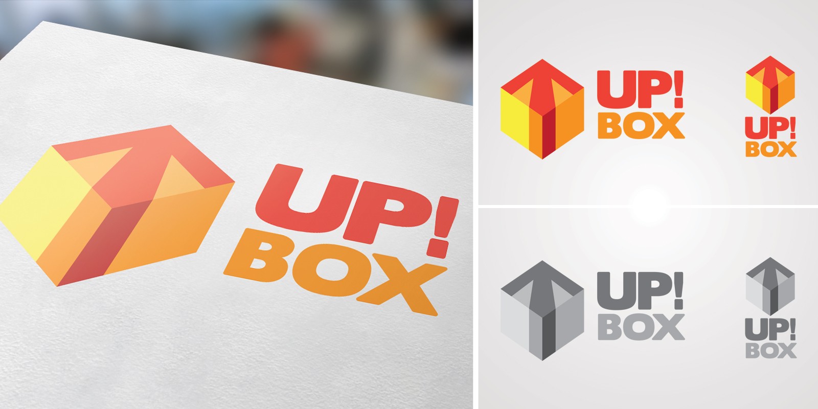 up box logo template